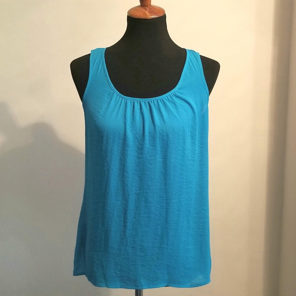 Teal light weight tank top